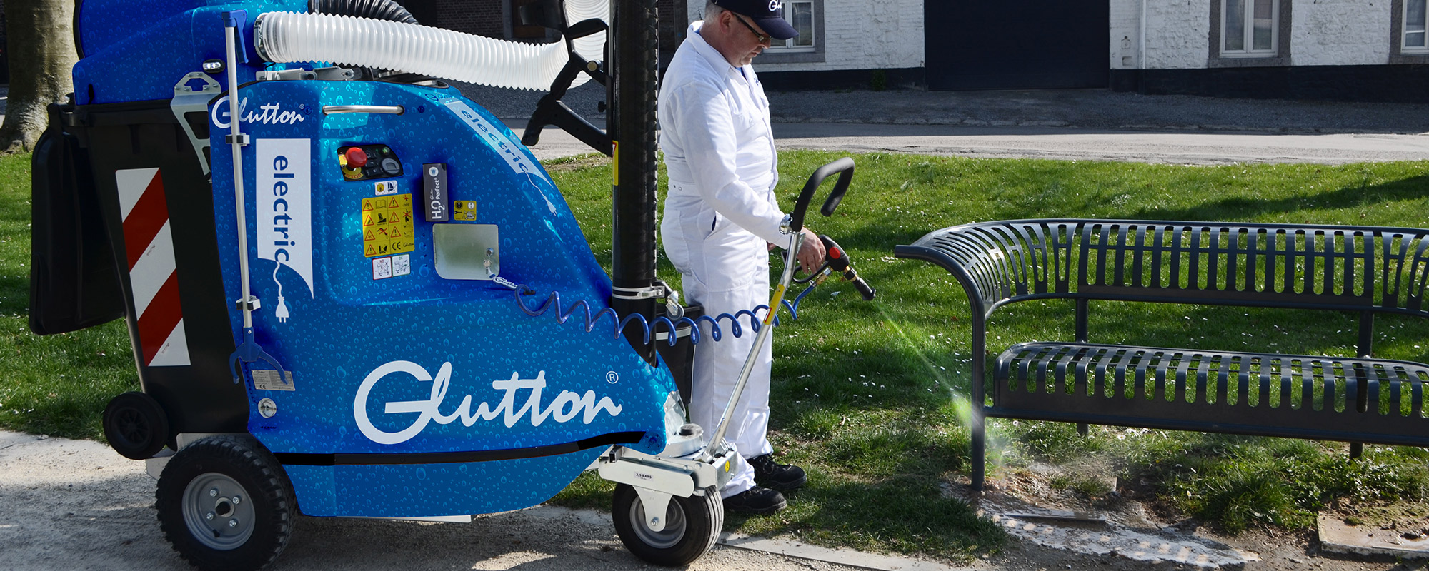 Glutton® Zen® - La balayeuse de voirie 100% électrique